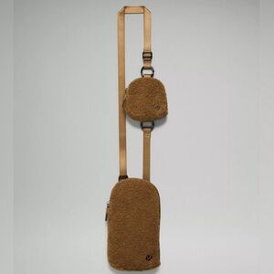 Lululemon Modular Phone Fleece Crossbody Bag Bronze Brown NWT